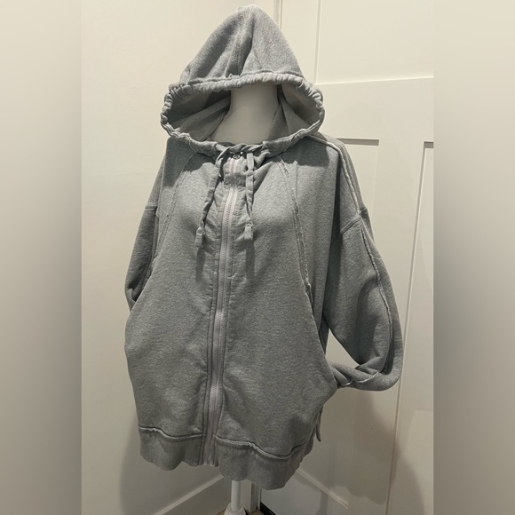 free people movement Sweaters - FREE PEOPLE ~ FPMOVEMENT - NWT - Grey Hoodie- XL